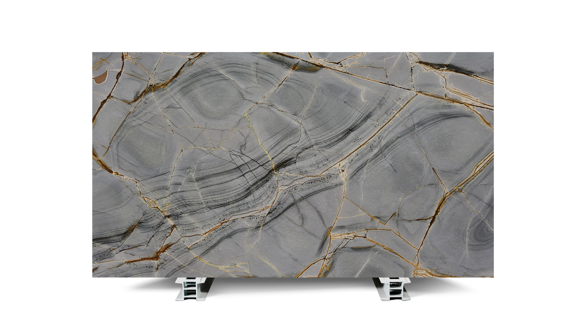 Brachot BLUE ROMA — Quartzite, Gris